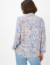 Vivi Almond Patterned Blouse | Brax