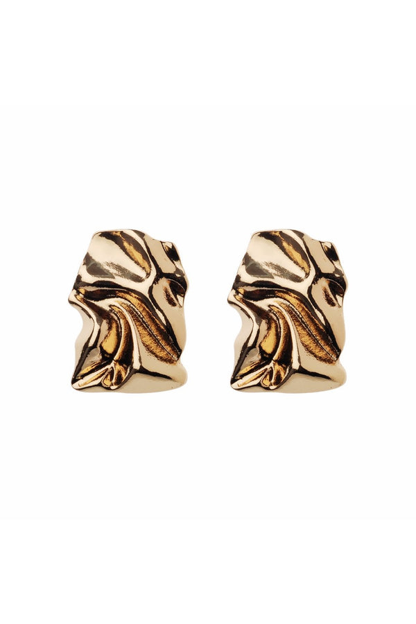 Crinkle Stud Earrings | Sarah Thomson