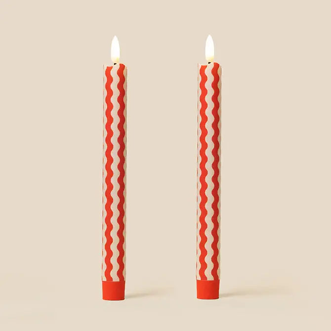 Sunkissed Ric Rac Flameless LED Wax Candles | Tinkalink