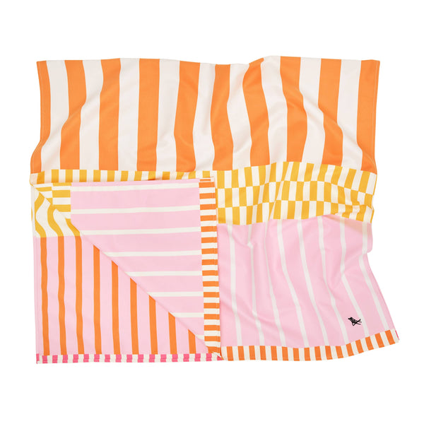 Lemonade Waves Large Quick Dry Towel | Dock & Bay