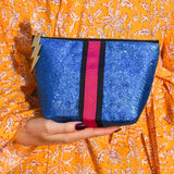 Small Blue Glitter Bag | Cockatoo
