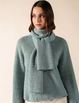 Ascain Scarf in Celeste | Saint James