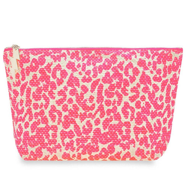 SMALL PINK LEOPARD BAG