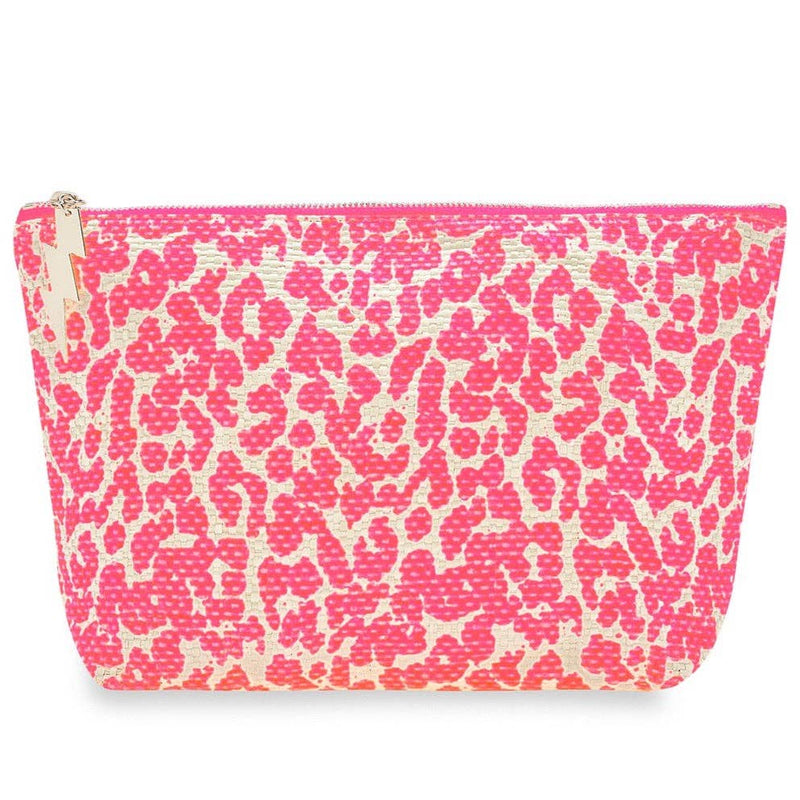 SMALL PINK LEOPARD BAG