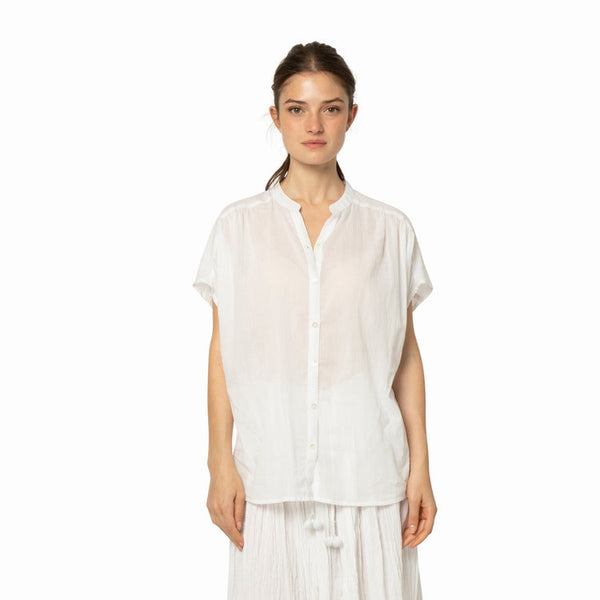 Azale Shirt in White | Zen Ethic | Sarah Thomson Melrose | Spring/Summer