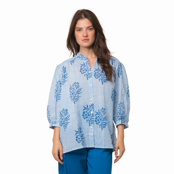 Maud Blue Cruise Shirt | Zen Ethic