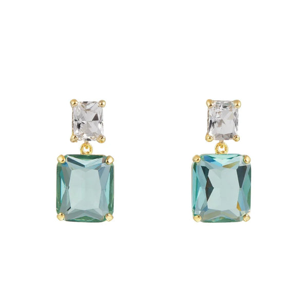 Statement Crystal Double Drop Earrings | Orelia Jewellery