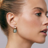Statement Crystal Double Drop Earrings | Orelia Jewellery