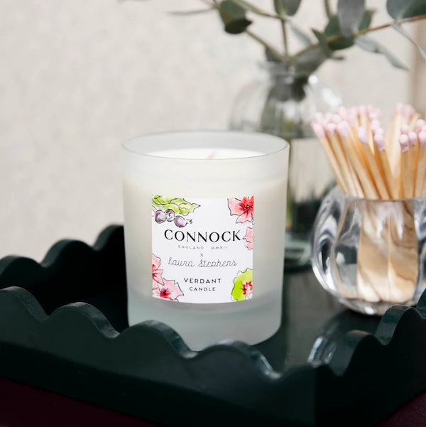 Verdant Candle | Connock x Laura Stephens