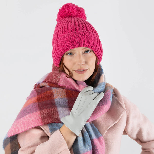 Ribbed Knit Bobble Hat | Dents