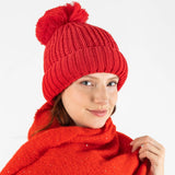 Ribbed Knit Bobble Hat | Dents