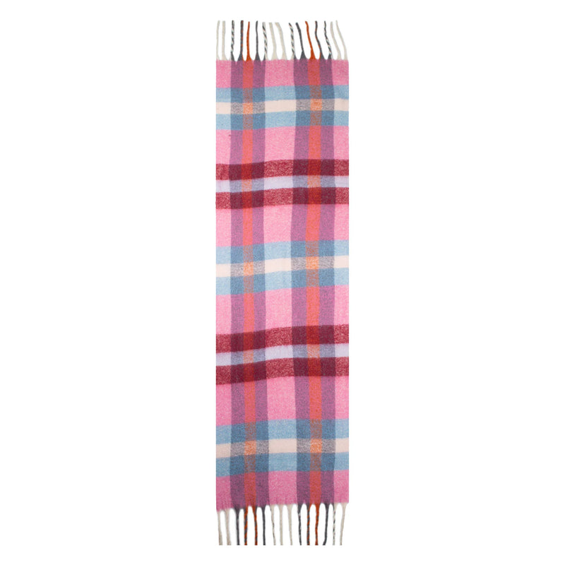 Check Scarf with Tassel Ends | Dents
