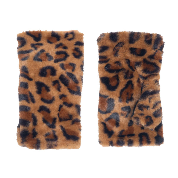 Faux Fur Fingerless Gloves | Dents