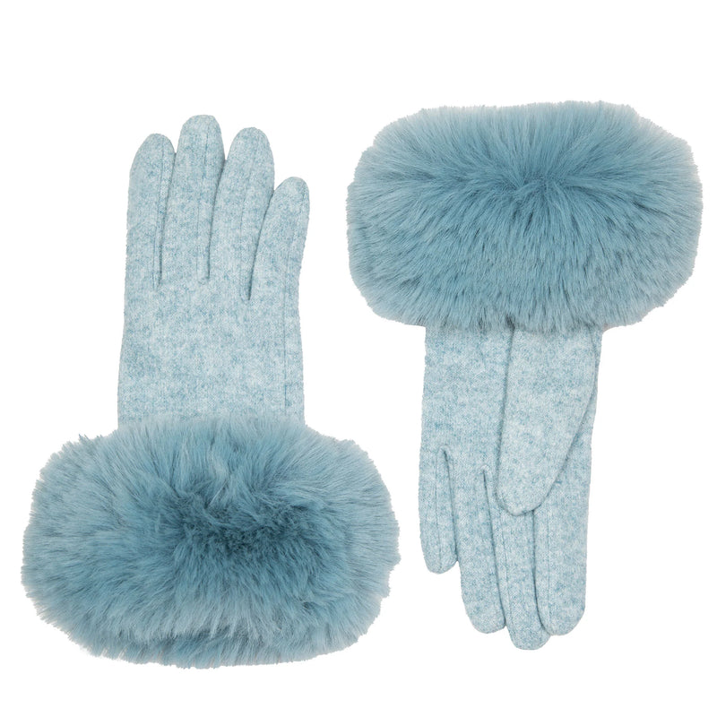Soft Gloves with Faux Fur Cuffs | Dents