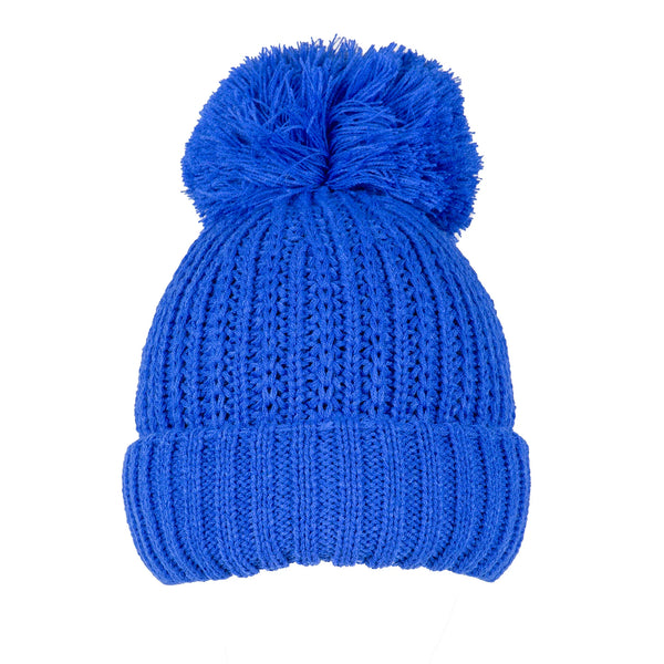 Ribbed Knit Bobble Hat | Dents