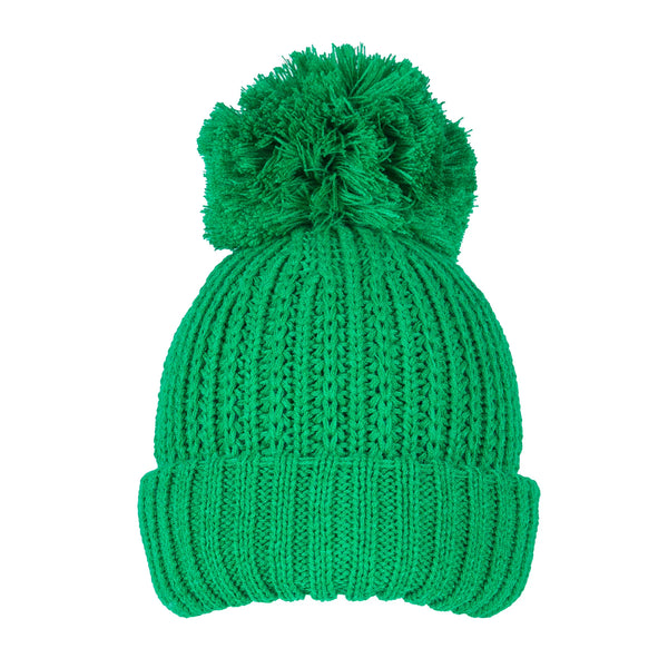 Ribbed Knit Bobble Hat | Dents