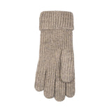 Metallic Ribbed Knit Gloves | Dents