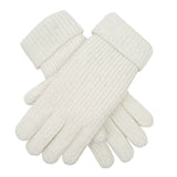 Metallic Ribbed Knit Gloves | Dents