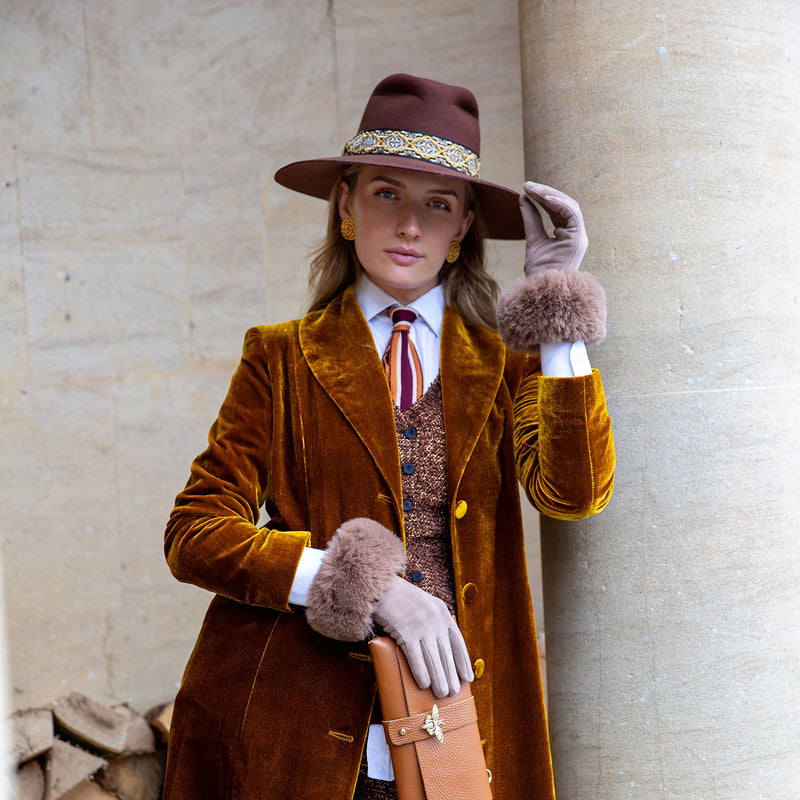 Soft Gloves with Faux Fur Cuffs | Dents