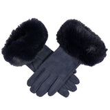 Soft Gloves with Faux Fur Cuffs | Dents