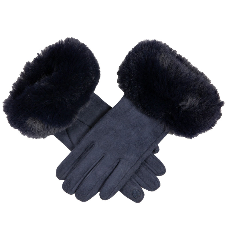 Soft Gloves with Faux Fur Cuffs | Dents