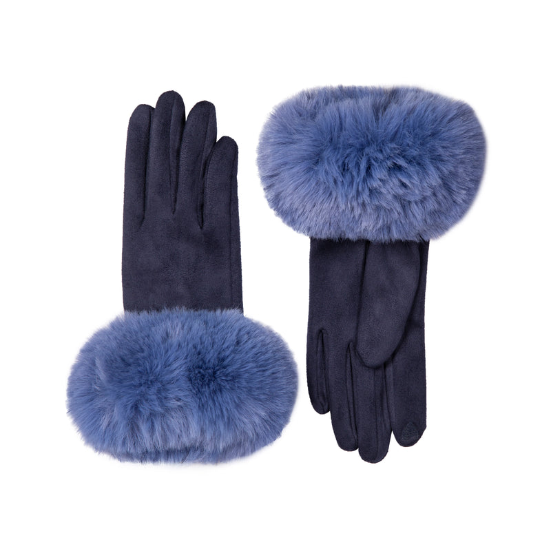 Soft Gloves with Faux Fur Cuffs | Dents