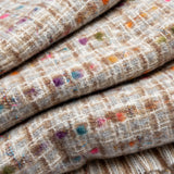 Tonal Woven Scarf with Metallic Yarn | Dents