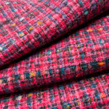 Tonal Woven Scarf with Metallic Yarn | Dents