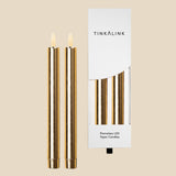 Golden Hour Flameless LED Wax Candles | Tinkalink