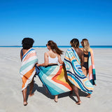 Chevron Chic Quick Dry Beach Towels - Large | Dock & Bay