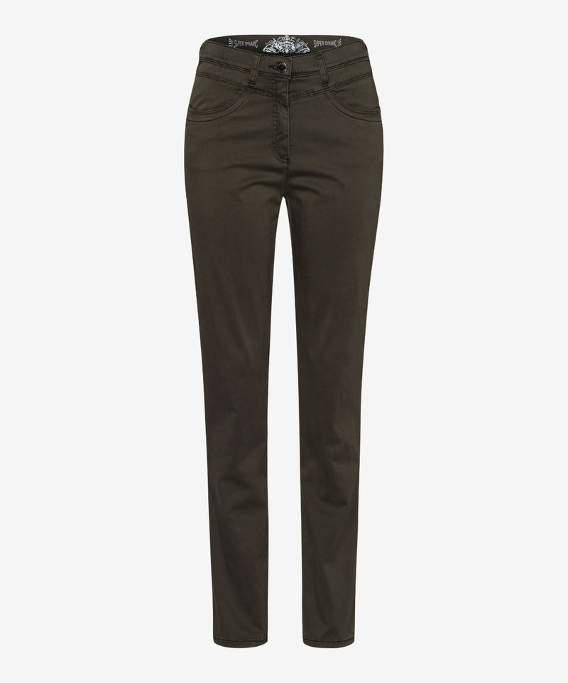 Brax Super-Slim Khaki Trousers