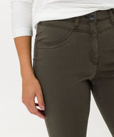 Brax Super-Slim Dynamic Khaki Trousers
