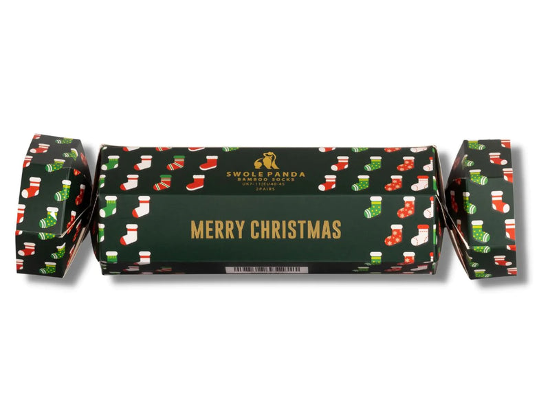 Christmas Cracker - 2 Pairs of Bamboo Socks | Swolle Panda | Sarah Thomson | Christmas Gifts