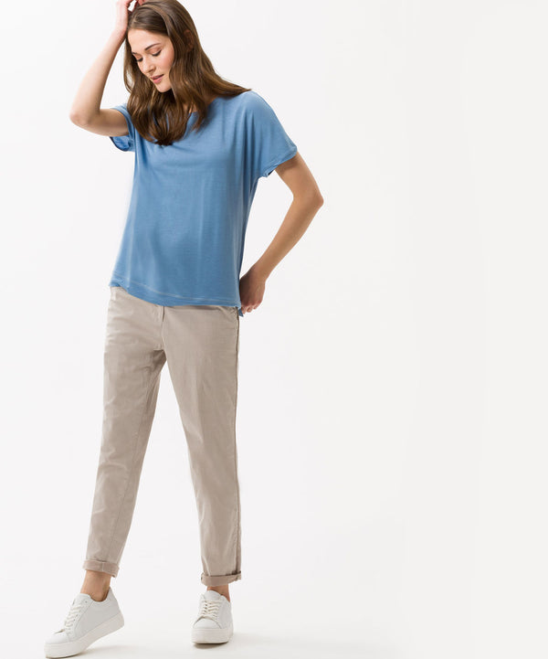 Brax - Caelen Short Sleeve T-Shirt in water blue