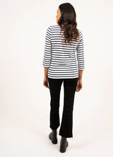 Galathée Striped Sailor Top in Navy and White | Saint James | Sarah Thomson | S/S23 New Collections
