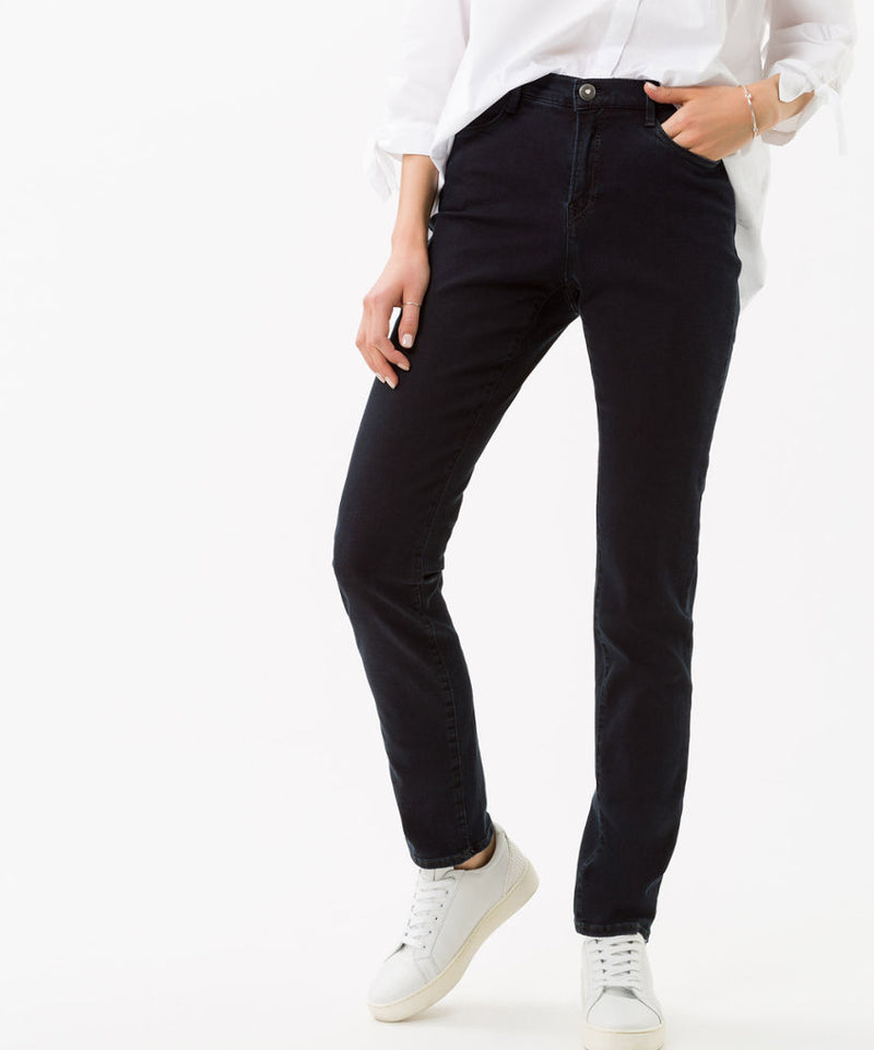 Jeans - Mary Sustainable Five Pocket Jeans Clean Dark Blue – Sarah Thomson