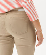 Shakira Crop Five-Pocket Trousers in Camel | Brax | Sarah Thomson Melrose | Pocket Detail