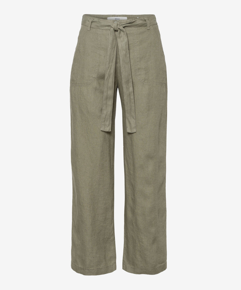 Brax Trousers Maine S Linen Culottes in Navy