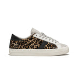 Hill Low Pony White-Leopard Trainers | D.A.T.E Sneakers