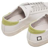 Hill Low White-Yellow Calf Trainers | D.A.T.E Sneakers at Sarah Thomson
