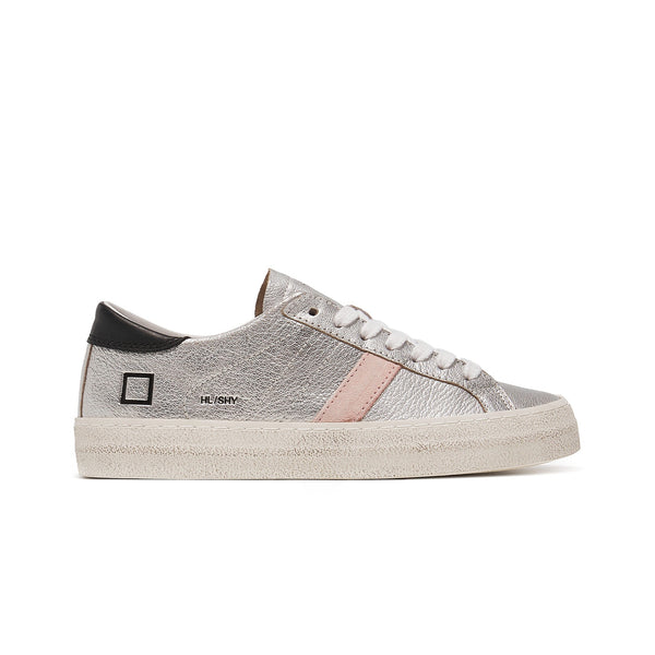 Hill Low Silver Calf Trainers | D.A.T.E Sneakers at Sarah Thomson