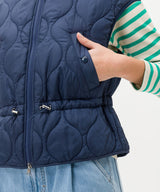 Edo Navy Sleeveless Padded Jacket | Brax | Sarah Thomson Melrose | New Season Trends | Outerwear