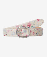 Sarah Thomson x Brax S/S 22 - Floral Leather Belt in Sand 