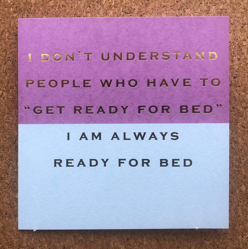 "I Don't Understand People..." Card | Susan O'Hanlon