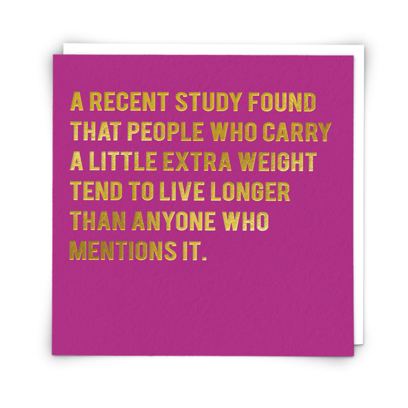 A recent study found... Card | Redback