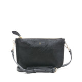 IZZY Cross Body Leather Bag in Black 'Pony' Leather | Bell & Fox | Sarah Thomson Melrose