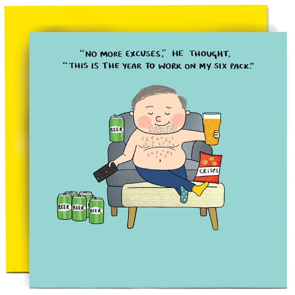 "No more excuses" Card | Susan O'Hanlon