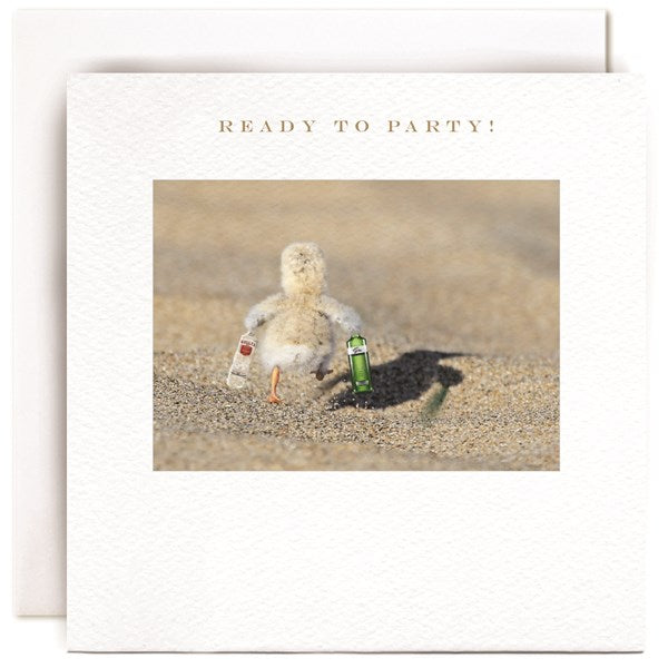 "Ready to party!" Card | Susan O'Hanlon