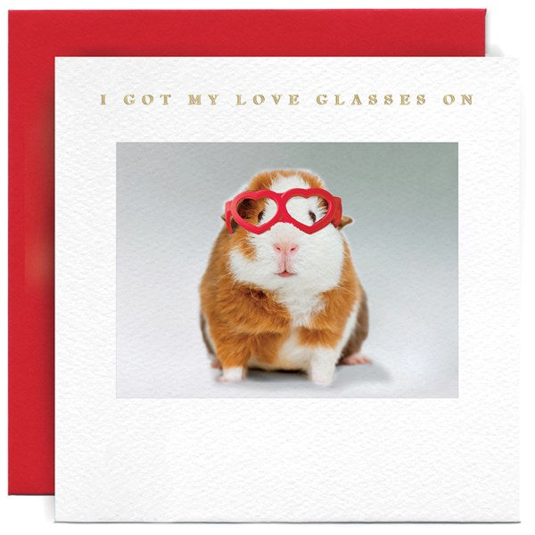 Sarah Thomson x Susan O'Hanlon - "Got my love glasses on." Card