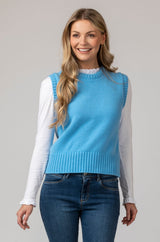 NEW Scottish-Made Geelong Wool Tank Top | Sarah Thomson Knitwear